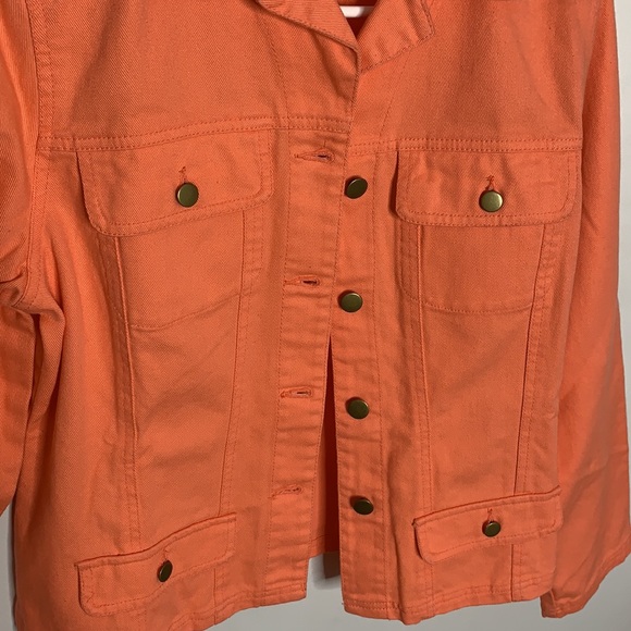 Peach Jean Jacket - Picture 4 of 7